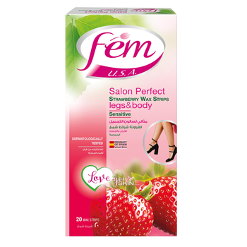 FEM LEGS&BODY WAXSTRIP-SENSITIVE SKIN ST