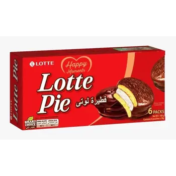 Lotte Happy Moments Pie Cake 6x168g