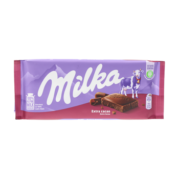 Milka Extra Cocoa Chocolate 100g
