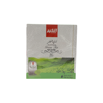 Alkhair High-Quality Green Teabags 100x2g