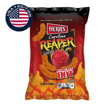 Herr's Carolina Reaper Cheese Curls 6.5oz