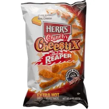 Herr's Carolina Reaper Crunchy Cheestix 227g