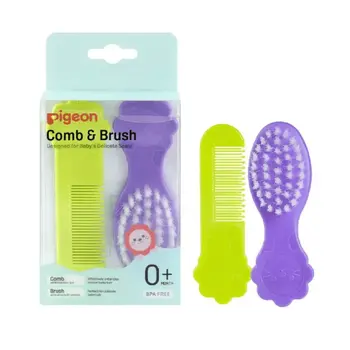 Pigeon Baby Comb & Hair Brush Set BPA-Free