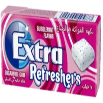Extra Gum BubbleMint Flavor 7 pieces