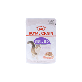 رويال كانين طعام رطب شرائح رقيقة بالمرق للقطط المعقمة 85 جرام