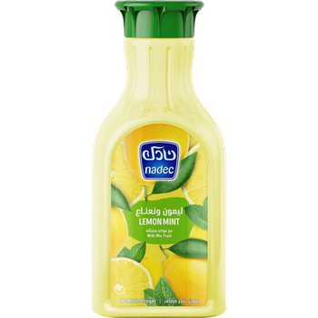 Nadec Lemon Mint Nectar No Added Sugar 1.3L