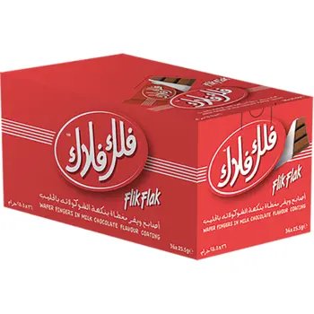 Rana Flik Flak Milk Chocolate Wafer Fingers 25.5g