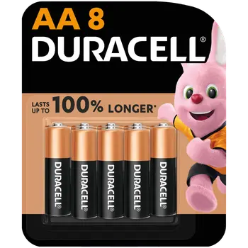 Duracell AA Batteries 8 pcs