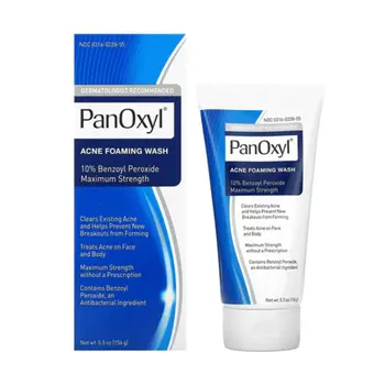 PanOxyl Acne Foaming Wash 10% Benzoyl Peroxide Maximum Strength 156g