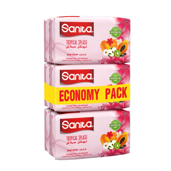 Sanita Tropical Splash Bar Soap 6x125g