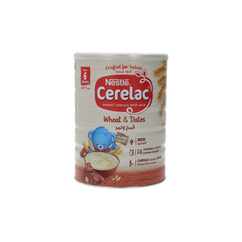 Nestle Cerelac Infant Cereals with milk - Wheat & Dates 1KG