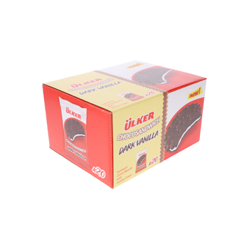 Ulker Dark Vanilla Choco Sandwich Biscuits 20x23.5g