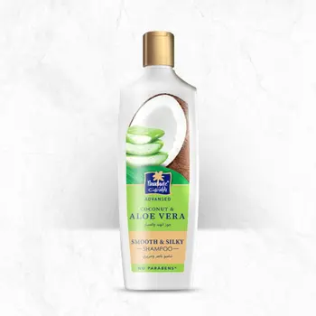 Parachute Coconut Smooth and Silky Shampoo with Aloe Vera and Coconut - 340ml