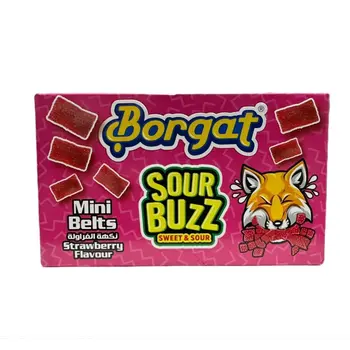 Borgat Sour Power Strawberry Mini Tapes TB 80g
