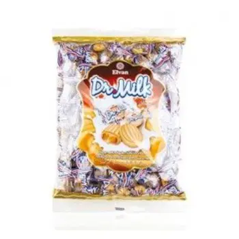 Elvan Dr Milk Caramel Filled Hard Candy 800g