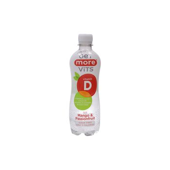 Get More Vits Mango Passion Fruit Vitamin D Drink 500ml