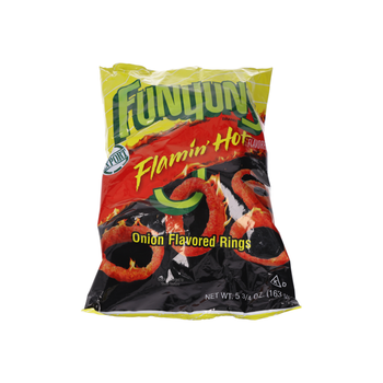 فن ين حلقات الذرة بطعم البصل الحار 163جرام