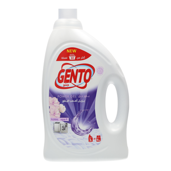 جنتو جل غسيل سائل - زهور - 3لتر