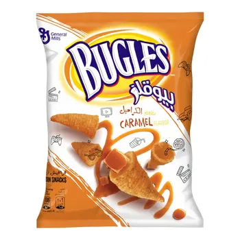 بيوقلز سناك ذرة مقرمش بطعم الكراميل 100جرام