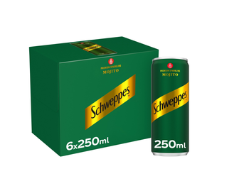 Schweppes Soft Drink Mojito Pack 6×250Ml