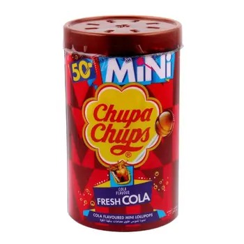 Chupa Chups Mini Cola Lollipops 50x6g