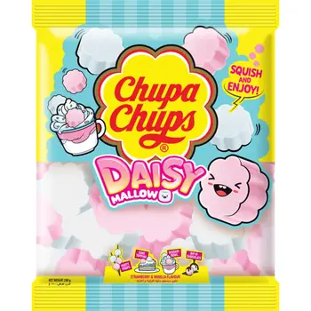 Chupa Chups Daisy Mallow Vanilla-Strawberry Marshmallow 280g