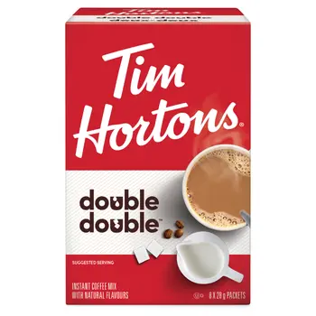 Tim Hortons Double Double Instant Coffee Mix 8x28g