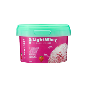 Light Whey Strawberry Ice Cream Cup 200Ml