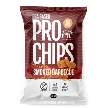 Pro Chips Smoked Barbecue Pea-Based Chips 60g