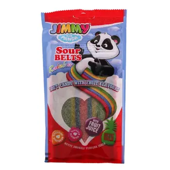 Jimmy Sour Belt Rainbow Bag 75g