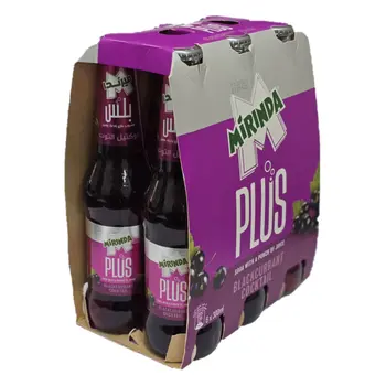 Mirinda Plus Soft drink Blackcurrant 6×300Ml