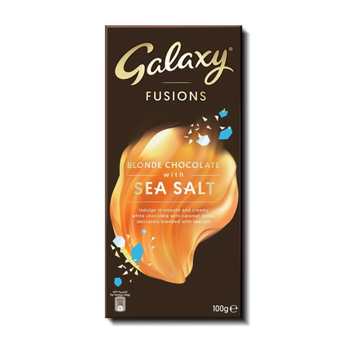 Galaxy Fusions Blonde Chocolate with Sea Salt 100g