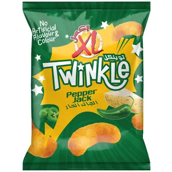 اكسل توينكل منتفخات الذره بالجبنة الحارة 200جرام