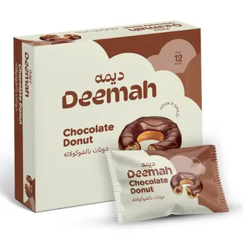 Deemah Chocolate Donut Cake 12x40g