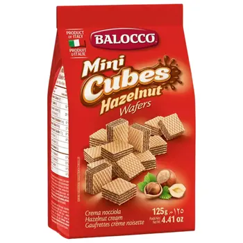 Balocco Mini Cubes Italy Hazlnut 125g