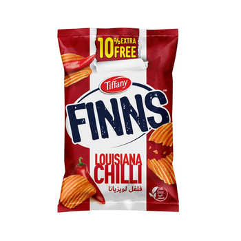Tiffany Finns Louisiana Chili Potato Chips 36g