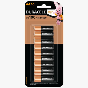 Duracell Monet AA Batteries Value Pack 16 Pieces