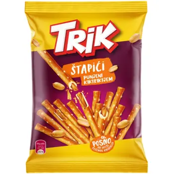 Trik Sticks With Peanut Filling 110g