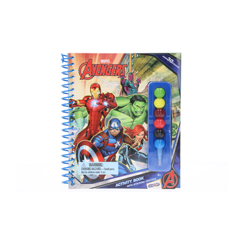 أفنجرز كتاب أنشطة المنتقمون مع أقلام تلوين 1قطعة