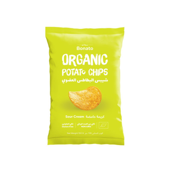 Bonato Organic Sour Cream Potato Chips 100g
