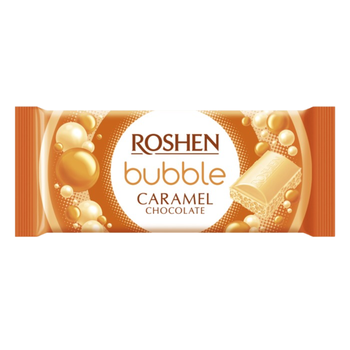 Roshen Aerated White Caramel Chocolate 80g