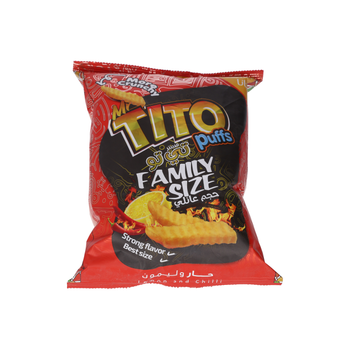 Mr.Tito Chili & Lemon Corn Puffs 70g