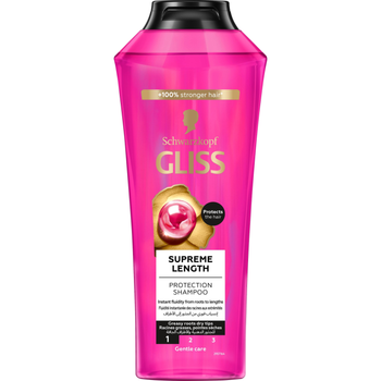 Schwarzkopf Gliss Supreme Length Protection Shampoo 400Ml
