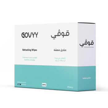 Govyy Refreshing Tissues Pack Contains 18 Packs Each With 50 Individually Wrapped Tissues For Quick Hand Cleaning On The Go And Surface Protection In Public Places 1Piece