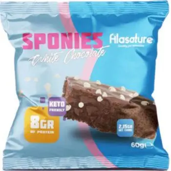 Alasature White Chocolate Protein Sponies 50g