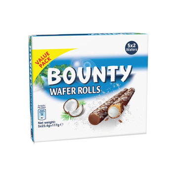 Bounty Coconut Wafer Rolls 5×23.4g