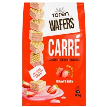Toren Strawberry Crunchy Wafer, 125g