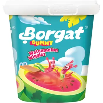 Borgatgummy Sour Watermelon M. Worm Tubs 160g