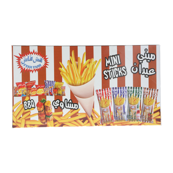 فش فاش ميني ستيكس بطعم الشواء باربيكيو 24×12جرام