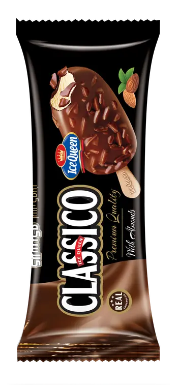 Ice Queen Ice Cream Classico with Almond 95Ml